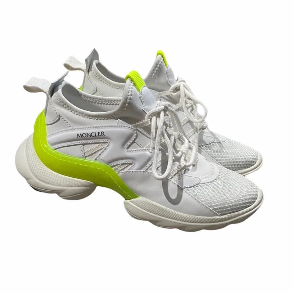 Moncler Womens White Sneakers 37